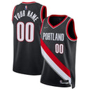 Camiseta NBA - Portland Trail Blazers - 2023 Diamante - Edición Ícono - Negro