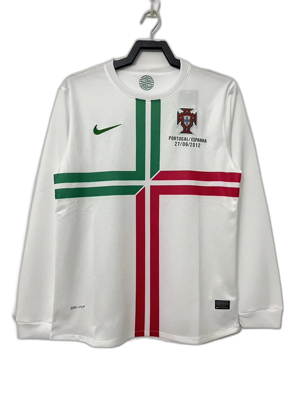 Camiseta Portugal 2012 II Visitante - Manga Larga Versión Retro