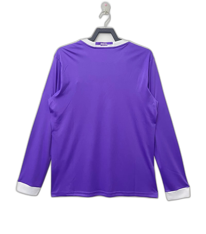 Camiseta Real Madrid 16/17 II Visitante - Manga Larga Versión Retro