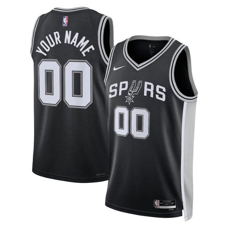 Camiseta NBA - San Antonio Spurs - 2023 Negro - Edición Ícono