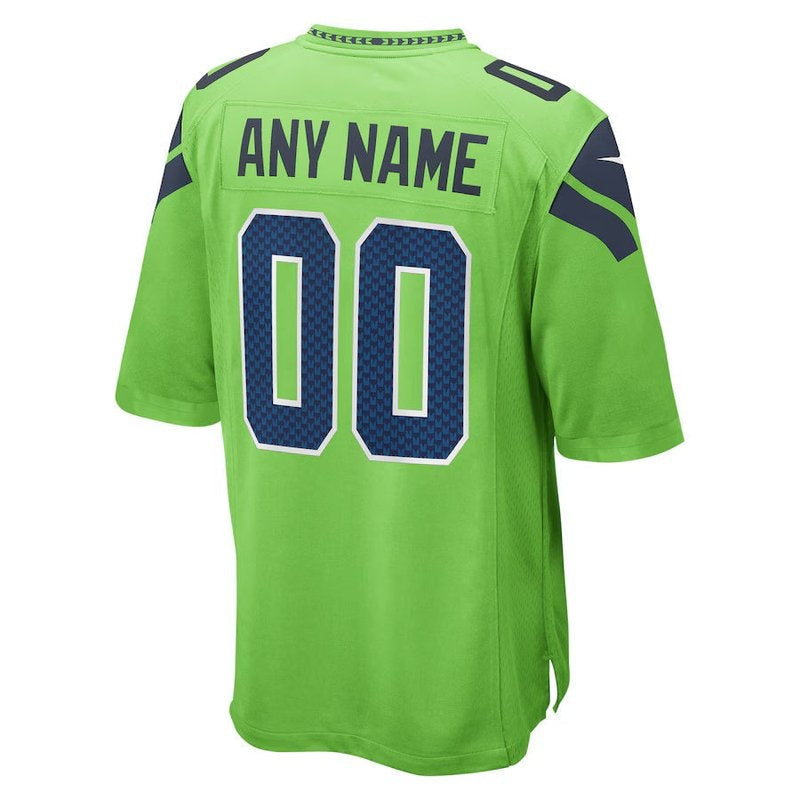 Camiseta NFL Seattle Seahawks - Versión Alternativa de Juego - Verde Neon