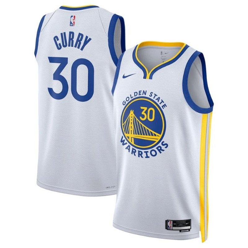 Camiseta NBA Stephen Curry - Golden State Warriors - 2023 - Edición Asociación - Blanco