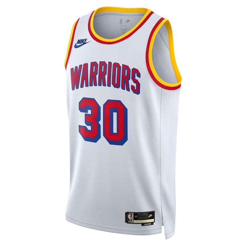 Camiseta NBA Stephen Curry - Golden State Warriors - 2024/25 - Blanco - Versión Clásica