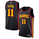 Camiseta NBA Trae Young - Atlanta Hawks - 2023 Edición de Impacto - Negro