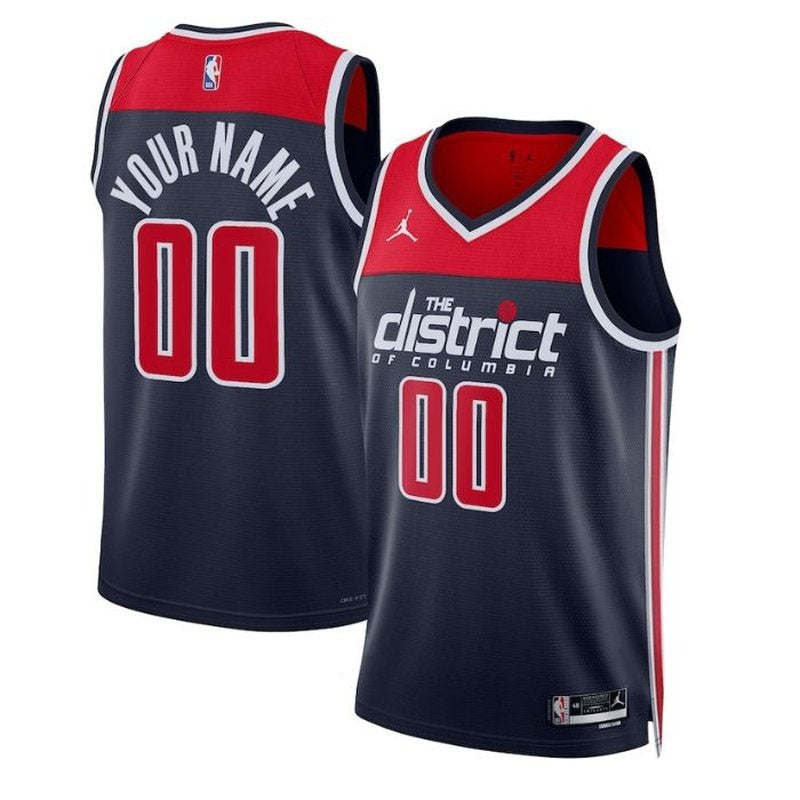 Camiseta NBA - Washington Wizards - 2023 - Edición de Impacto - Azul Marino